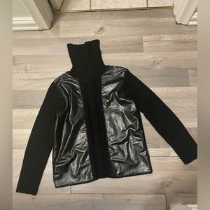 Steven Valenti Pleather top